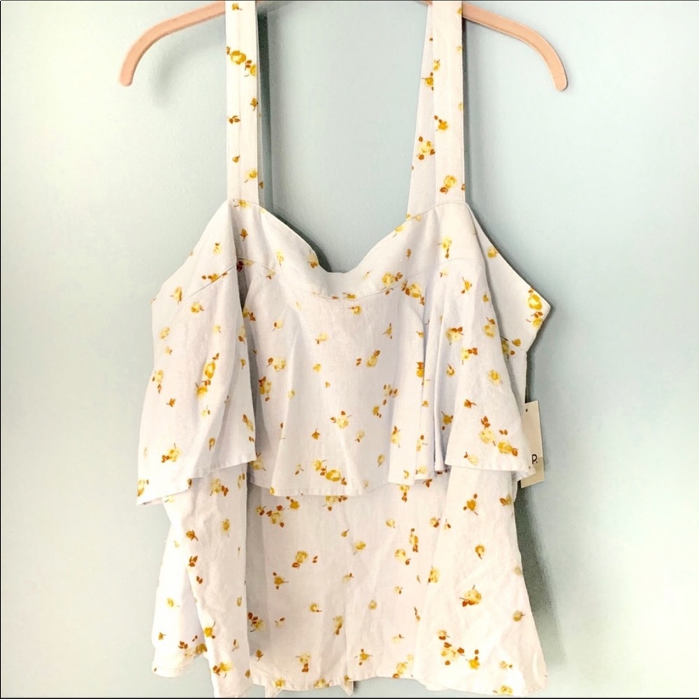 NWT-BP Baby blue baby doll top in XL